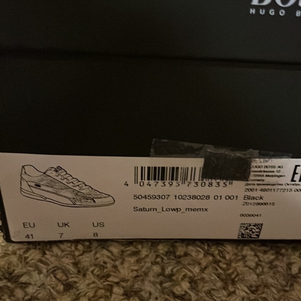 Hugo Boss Mens Sneakers US size 8 - Picture 3 of 3